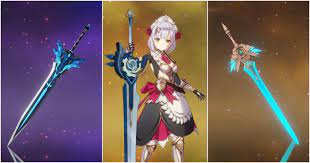 Claymores are heavy weapons that are usually held with two hands, it is a larger variation of the regular sword that can deal with heavy and. Genshin Impact 10 Best Claymore Ranked