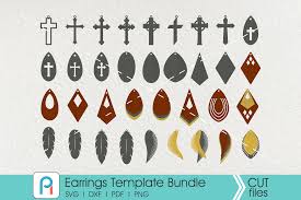 Download Earrings Svg Earrings Template Svg Bundle Leather Earrings Svg Crella