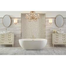 Travertino Grigio Porcelain Tile Floor Decor Bathroom Trends Bathroom Interior Bathroom Colors