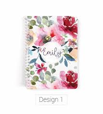 Spiral Notebook,custom Notebook,floral Notebook,personalized Notebook,small  Notebook,personalized Gifts,bridesmaid Proposal,wedding Notebook