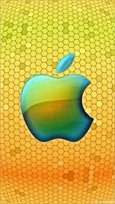 Apple Honeycomb Yellow Apple Iphone Wallpaper Hd Apple Logo Wallpaper Iphone Apple Wallpaper