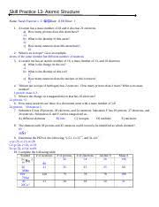 Over the last 200 years, nearly every other nation of the world has. Atomic Structure Worksheet And Answers Han Kim Docx Skill Practice 8 Name Date Hour 1 An Atom Has A Mass Number Of 43 And It Also Has 21 Electrons A Course Hero