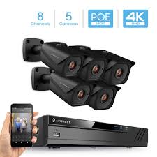 There is also sufficient documentation enclosed to enable a diy. Amcrest 4k 8 Channel Poe Nvr Surveillance System With 5 X 8mp Wired Bullet Poe Ip Cameras Digital Zoom Ip7 Weatherproof Black Nv4108e Ip8m 2496eb5 The Home Depot