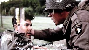Band of brothers is a grunt's eye view of history. Captain Lewis Nixon Gets A Bullet To The Helmet Youtube