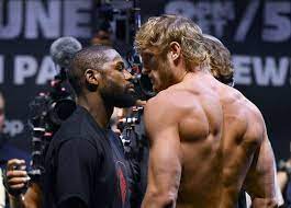 Logan paul faces off against floyd mayweather jr. Fya6jcgrd Dx6m