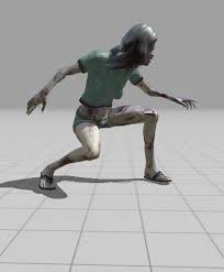 Zombie Woman Rigged 3d Model 3d Model Model Women