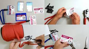 Better than teslin or artisyn products, make real pvc cards with no laminator required and no need to purchase an expensive id printer. Id Card Making Lanyard Card Holder Diy Home Youtube