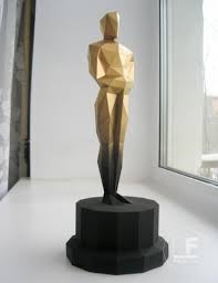 Oscar Origami Oscar Paper Oscar Trophy Oscar Figurine Etsy Oscar Trophy Paper Crafts Diy Template