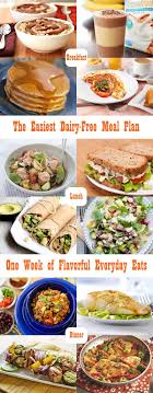 Easily add recipes from yums to the meal planner. The Easiest Dairy Free Meal Plan Gluten Free Optional