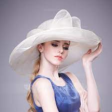 Us 61 00 Ladies Beautiful Net Yarn Bowler Cloche Hat Jj S House Sinamay Hats Wedding Hats Cloche Hat