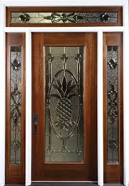Pineapple Entry Door And Sidelights Glass Front Entry Doors Entry Doors With Glass Door Glass Design