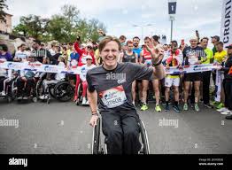 2018 Wings for Life global male winner Aron Anderson of Sweden is seen  during the sixth edition of the Wings for Life World Run in Zadar, Croatia  on May 5, 2019. //