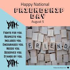 The best friendship day quotes messages for the year 2020 which is. Happy National Friendship Day August 5 Print Includes A Friendship Acronym Designed By Polka Dot Heart Art Heart Art National Friendship Day Polka Dots