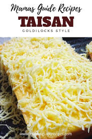 Taisan Recipe Goldilocks Style Recipes Mamon Recipe Chiffon Cake