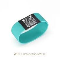 Custom NFC Bracelet NTAG213 Elastic Fabric Wristbands