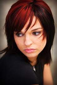 Braune Haare Mit Roten Strahnen Haar Farben Trend Rot 2016 2016 Braune Farben Haar Haare Roten Strahn Haarfarben Kurzhaarfrisuren Langhaarfrisuren