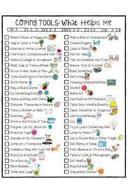 Coping Skills For Kids Checklist A Fun School Counseling Worksheet To Help Young People Build Copi Kids Coping Skills School Counseling Lessons Coping Skills