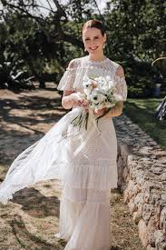 A Ruffled Erdem Dress For An Intimate Fiesta Wedding At A Mallorcan Finca In 2020 Ruffled Wedding Wedding Dresses Dresses