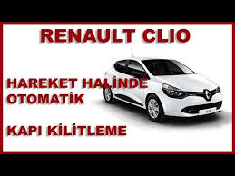 Clio 4 Hareket Halinde Otomatik Kapi Kilitleme Youtube