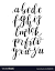 Calligraphy Aesthetic Fonts Alphabet