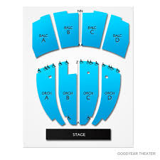 Goodyear Theater 2019 Seating Chart