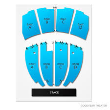 goodyear theater 2019 seating chart