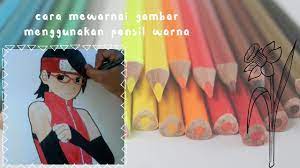 Cara menggambar mata dengan pensil warna wikihow. Contoh Gambar Tutorial Mewarnai Anime Dengan Pensil Warna Kataucap