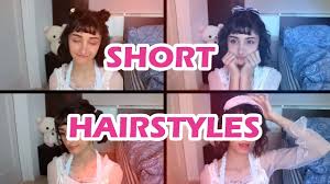 Short hair is so playful that there are a bunch of cool ways you can style it. 4 Simple Kawaii Hairstyles For Short Hair Youtube