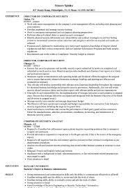 About 80% of large companies use applicant tracking systems ats that scan your resume and determine if you are a fit just by looking for keywords. Corporate Security Resume Samples Velvet Jobs