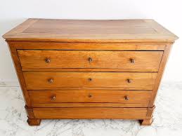Commode Louis Philippe D Epoque En Chene Massif Puces Privees