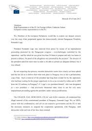 Here are some countries that begin with the letter d:denmark kingdom of denmark (in europe)djibouti republic of djibouti (in africa)dominica commonwealth of dominica (in the caribbean sea)dominican republic (in the caribbean sea)democratic republic of congodemocratic. Meps Letter To Condemn The Coup D Etat In Paraguay
