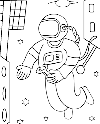 Astronaut coloring pages for kids. Printable Astronaut Coloring Pages For Kids Coloringbay