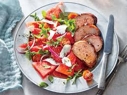 Ingredients 2 pounds pork tenderloin 1 teaspoon ground sage ½ teaspoon salt ¼ teaspoon pepper 1 clove garlic; 20 Minute Pork Recipes Myrecipes
