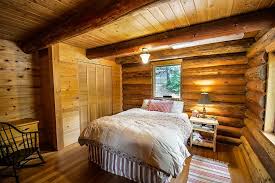This rustic bedroom by one of canada's top interior designers, jennifer worts does not disappoint. Hd Wallpaper White Blanket On Bed Log Home Bedroom Rustic Country Pioneer Wallpaper Flare