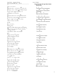 Jujur dan katakan ada apa. Lirik Lagu Chord