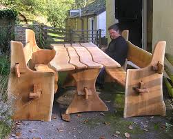 Sophia & william patio dining set 5 pieces for 4, 4 swivel dining chairs furniture set x 1 square 37x 37 umbrella table for outdoor garden lawn pool metal frame easy to care. Bespoke Outdoor Garden Furniture Handmade In The Uk