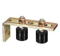 uxcell Guía de rodillo de puerta ajustable, rodillo de nailon para puerta  corredera de 1-5/8 pulgadas con soporte en forma de L, montaje de soporte  de ...