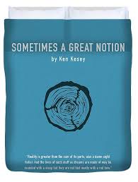 Sometimes A Great Notion by Ken Kesey Greatest Books Ever Art Print Series  508 Poster by Design Turnpike - Fine Art America