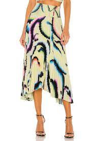 A L C Sonali Skirt In Yellow Multi Revolve