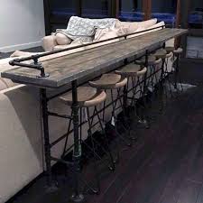 Smart Basement Bar Ideas Making Your Cellar Pub Sparkle Bar Behind Couch Bar Table Behind Couch Table Behind Couch