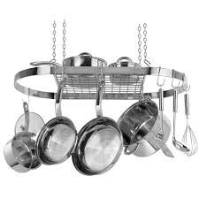Range Kleen Oval Hanging Ceiling Pot Rack Stainless Steel Pot Rack Hanging Pot Rack Pot Hanger