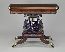 Card Table Boston 1816 1820 Neoclassical Furniture Furniture Dutch Furniture