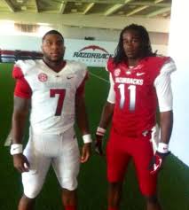 Pre built team packages make it easy to find your look. Arkansas Razorbacks Model Their Red And White Uniforms Sportslogos Net News