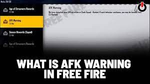 What Is Afk Warning In Garena Free Fire Royal Battle Survival Answered