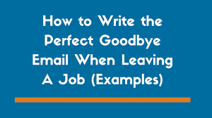 As mentioned previously in this article, we have put together a collection of introductory emails to new colleagues for you to use in your own company. How To Write A Goodbye Email When Leaving A Job 6 Templates