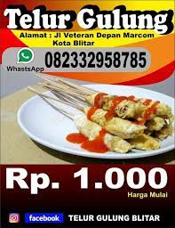 Telur gulung adalah variasi dari telur goreng yang di mana sebuah telur akan digoreng dan kemudian digulung menggunakan sebuah tusukan yang biasanya di buat . Telur Gulung Blitar Startseite Facebook