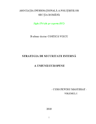 Acest referat descrie bugetul uniunii europene. Doc Strategia De Securitate A Ue Nita Nelu Academia Edu