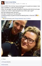 Teen provides 'backup' for female TX deputy pumping gas