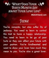 What Does Your Birth Month Say About Your Love Life Born In June Birth Month Horoscope Happy Relationships