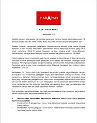 Ini adalah peta jalan untuk membuat model perniagaan yang layak. Kenyataan Media Pakatan Harapan